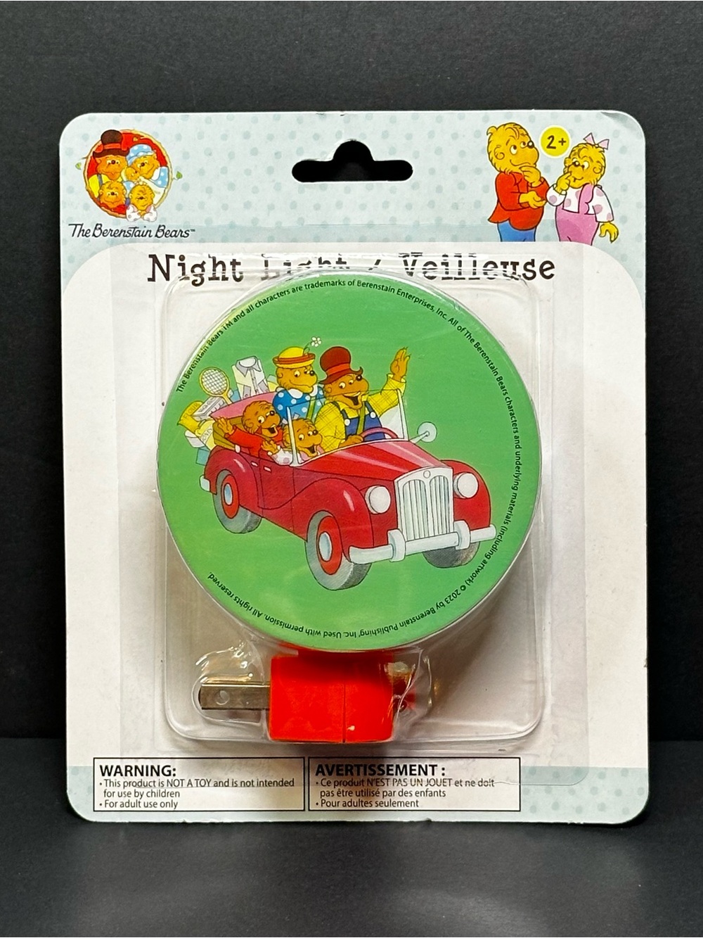 The Berenstain Bears Night Light PBS Kids Scholastic LED 2023